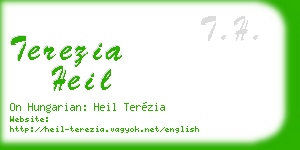 terezia heil business card